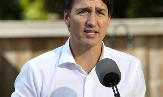 Justin Trudeau hit with stones while on campaign trail