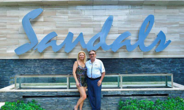 Couple celebrates 375 nights at Sandals resorts
